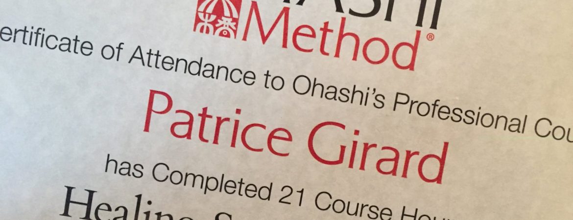 Votre praticien de Shiatsu
